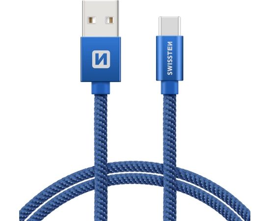Swissten Textile Универсальный Quick Charge 3.1 USB-C USB Кабель данных 1.2м