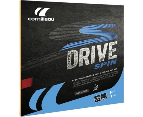 GALDA TENISA RAKETES GUMIJA CORNILLEAU DRIVE SPIN - Red 2 mm