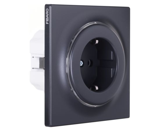 Fibaro FGWSONF-011-8 socket-outlet Type F Black