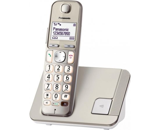 Phone landline Panasonic KX-TGE 210 PDN (champagne color)