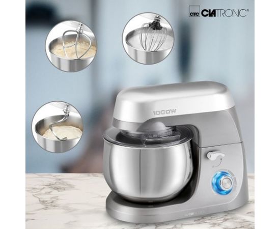 Clatronic KM 370 food processor 5 L Titanium 1000 W