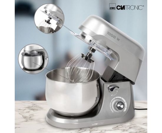 Clatronic KM 370 food processor 5 L Titanium 1000 W