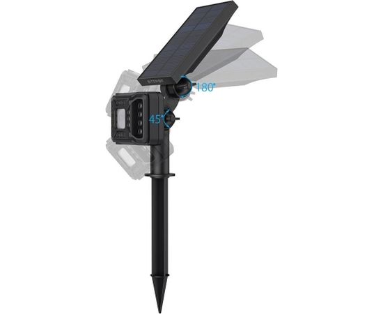 External Blitzwolf LED solar lamp BW-OLT2 with dusk sensor, 1800mAh