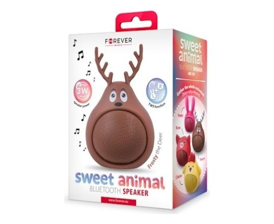 Forever ABS-100 Bluetooth Bezvadu Skaļrunis Sala Briedis 3W