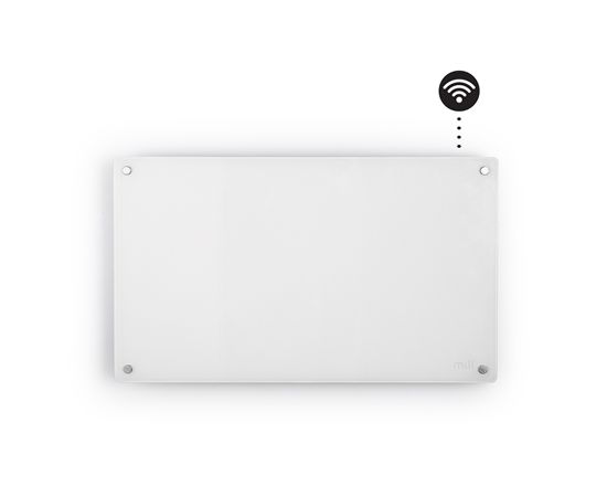 Mill Glass AV600WIFI WiFi Panel Heater, 600 W, Suitable for rooms up to 11 m², Number of fins Inapplicable, White