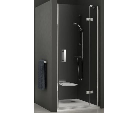 Ravak dušas durvis SMSD2 A, 1200 mm, h=1900, labā puse, hroms/caurspīdīgs stikls