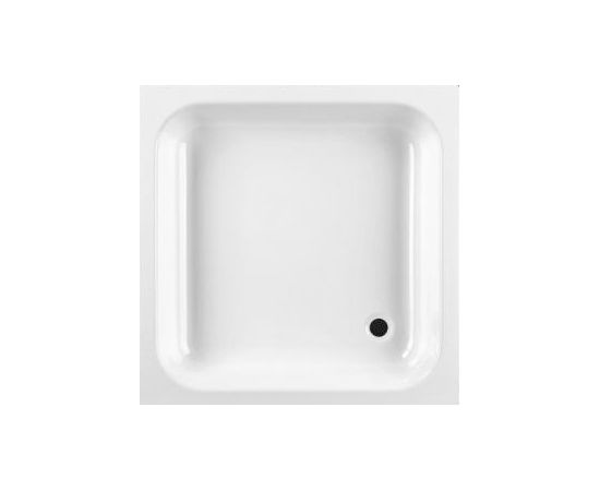 Jika dušas vanniņa Sofia, 800x800 mm, tērauds, balta