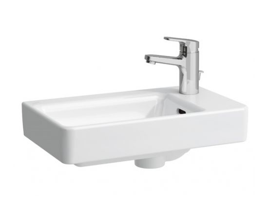 Laufen izlietne Pro S, 480x280 mm, maisītāja caurums labajā pusē, balta