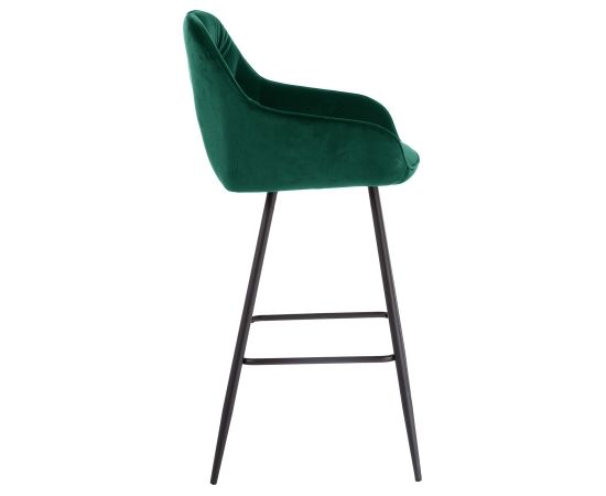Bāra krēsls BRITA, zaļš samts