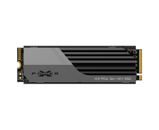 SILICON POWER PCIe Gen 4x4 XS70 Internal solid state drive SSD 1TB M.2 2280 NVMe 1.4 (SP01KGBP44XS7005) Black, Grey