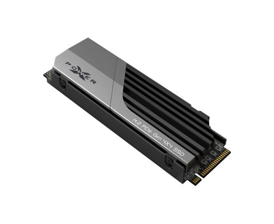 SILICON POWER PCIe Gen 4x4 XS70 Internal solid state drive SSD 1TB M.2 2280 NVMe 1.4 (SP01KGBP44XS7005) Black, Grey