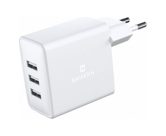Swissten Smart IC Зарядное устройство 3x USB 3А 15W