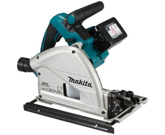 MAKITA DSP600Z Cordless Circular Saw 2x 18V LXT ADT Black, Blue