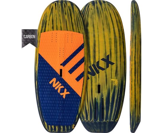 Sērfošanas dēlis NKX Rocket Carbon Foil Board 5'4 Mango