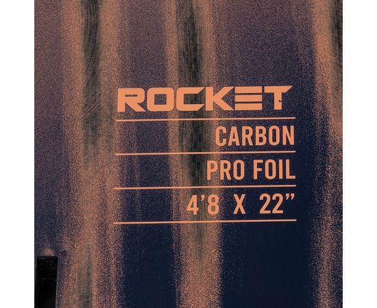 Sērfošanas dēlis NKX Rocket Carbon Foil Board 4'8 Papaya