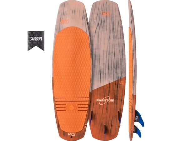 Sērfošanas dēlis NKX Phantom Carbon 5'8  Papaya