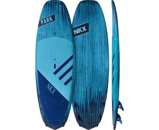 Cietais SUP dēlis NKX Park Carbon 9'5 Teal