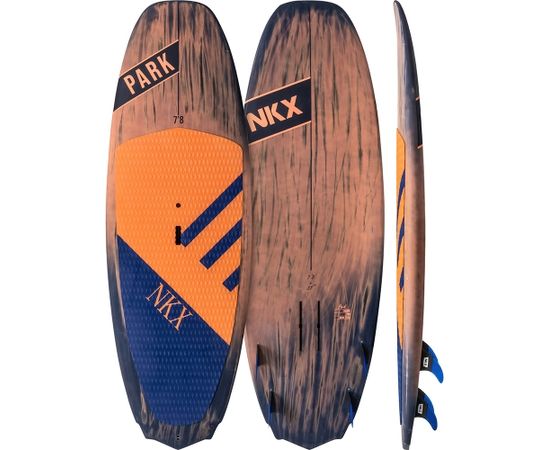 Cietais SUP dēlis NKX Park Carbon 7'8 Papaya