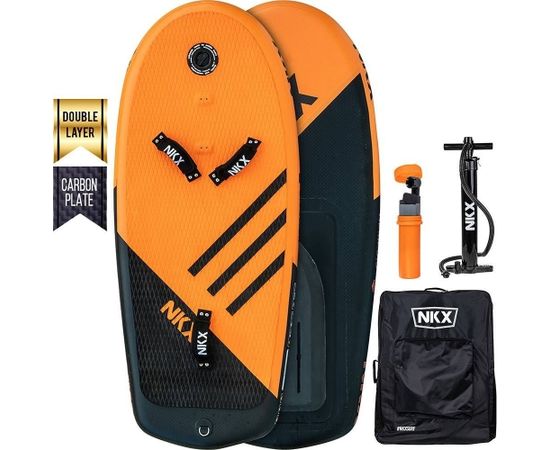 NKX Piepūšams sērfošanas dēlis NKS Nemesis Pro 5'3 Orange