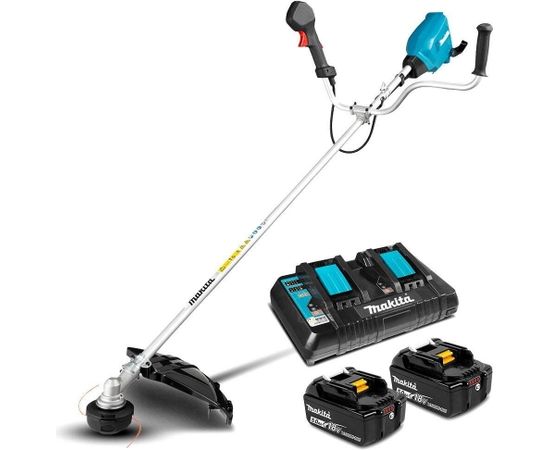 Makita DUR369APT2 brush cutter/string trimmer 1000 W AC/Battery Black, Blue, Grey