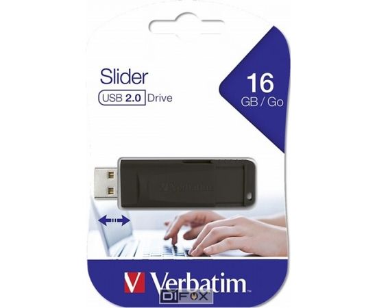 Verbatim Store n Go Slider  16GB USB 2.0