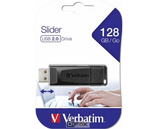 Verbatim Store n Go Slider 128GB USB 2.0