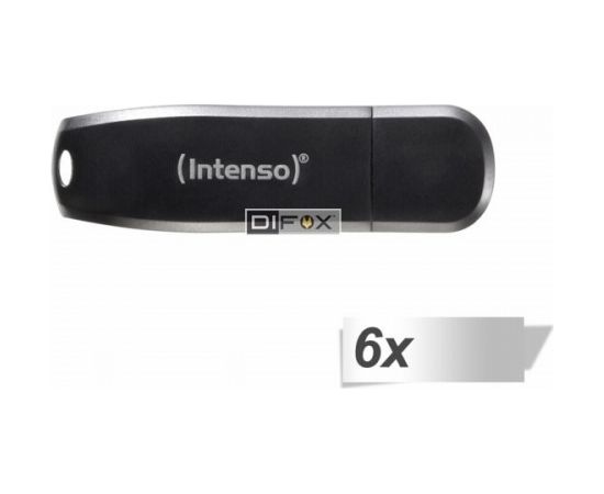 6x1 Intenso Speed Line      16GB USB Stick 3.0