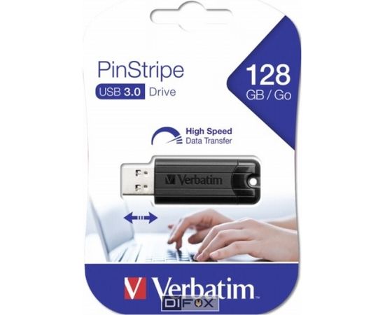 Verbatim Store n Go        128GB Pinstripe USB 3.0 black