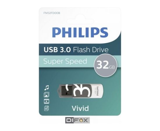 Philips USB 3.0     32GB Vivid Edition Grey