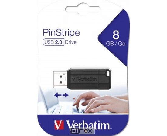 Verbatim Store n Go  8GB Pinstripe USB 2.0 black