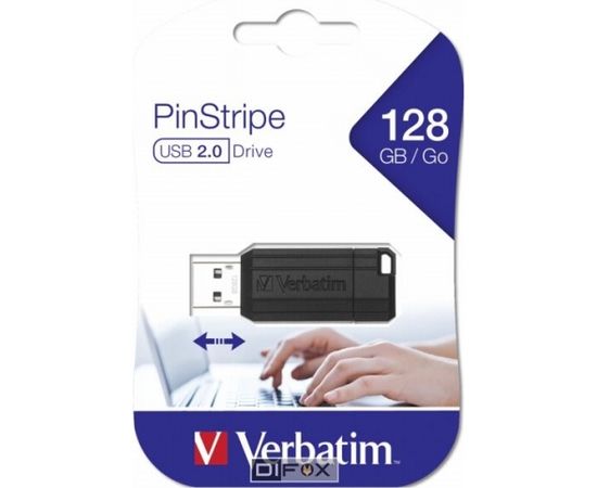 Verbatim Store n Go Pinstripe USB 2.0 / black    128GB