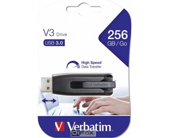 Verbatim Store n Go V3     256GB USB 3.0 grey
