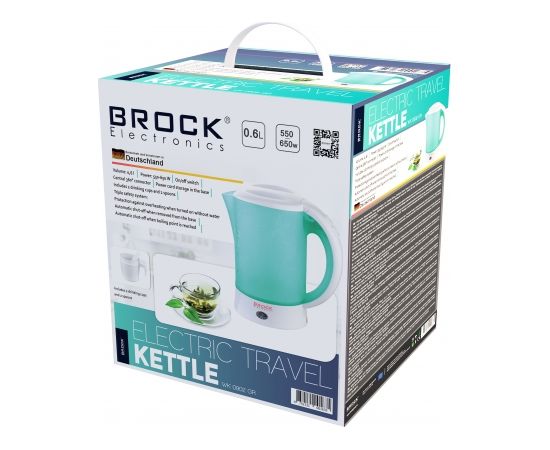 BROCK WK 0902 GR Электрический чайник для путешествий
