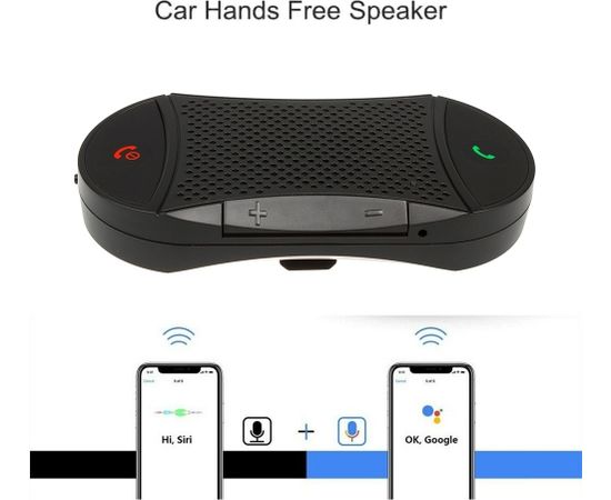 Audiocore AC350 Bluetooth car hands-free system with motion sensor Car hands-free system Supports Siri and Google Assistant