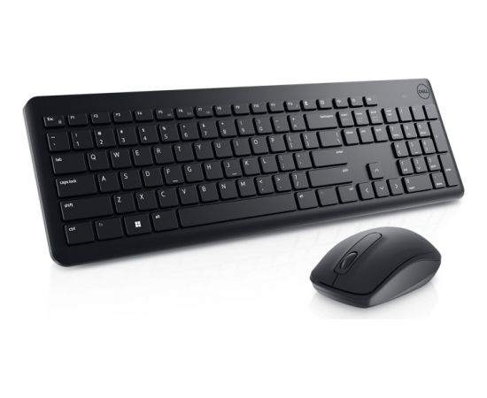 Dell Keyboard and Mouse KM3322W Keyboard and Mouse Set, Wireless, Batteries included, EE, Black