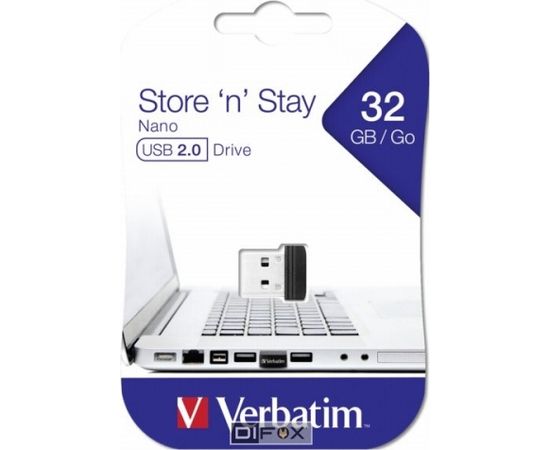 Verbatim Store n Stay Nano  32GB USB 2.0