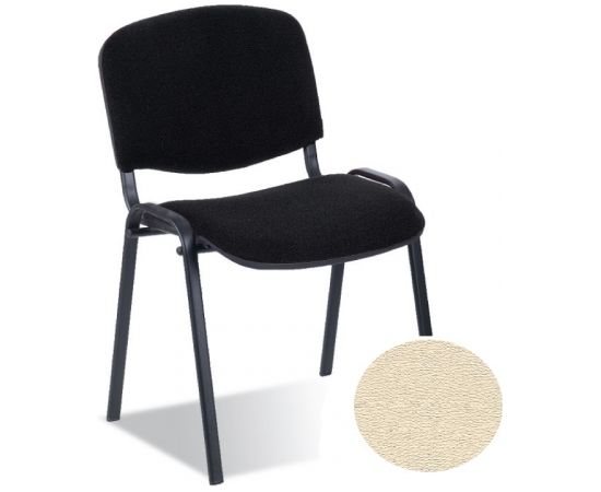 Konferenču krēsls NOWY STYL ISO BLACK V-18 ziloņkaula krāsa