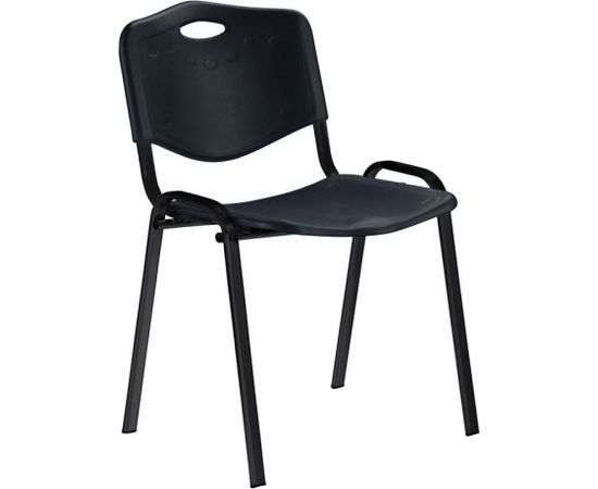 Krēsls Iso Black, plastmasas melns K-02, Nowy Styl