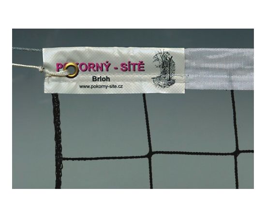 Pokorny Site Volleyball net SPORT PP-9,5x1m 100x100x3mm, galvanized steel cable