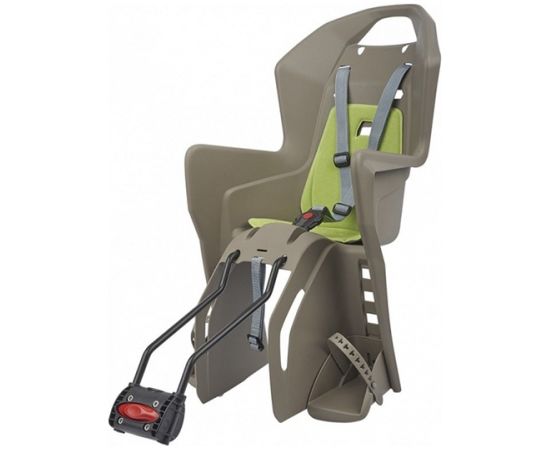 Bērnu sēdekļis  Polisport  Koolah 9-22kg, pel..9-22kg, ram.,22-40 mm, brūns/zaļu