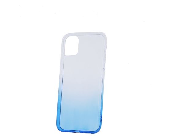Fusion Gradient case силиконовый чехол для Samsung G990 Galaxy S21 FE прозрачно - синий