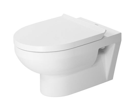 Duravit  s DuraStyle Basic Rimless, stiprināms pie sienas, 365x540 mm, ar SC vāku 002079, balts