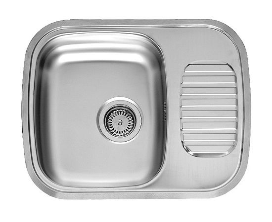 Reginox virtuves izlietne Regidrain (R), viena bļoda ar 1/2 plauktu, 595x470 mm, +M1720L+Z1006+SLUIS2 /uz paletes/ Кухонные раковины