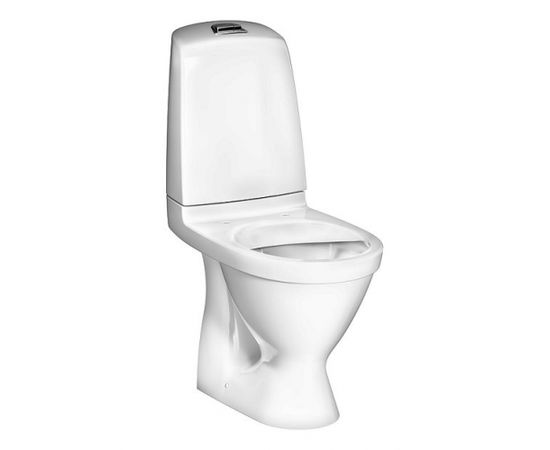 Gustavsberg  s Nautic Hygienic Flush, 345x650 mm, horizontāls izvads, 2/4 l, balts Tualetes Podi uz grīdas