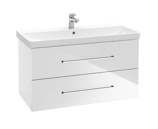 Villeroy &amp; Boch izlietnes skapītis Avento, 760x447 mm, h=520 mm, 2A, crystal white Izlietnes skapis, plaukts
