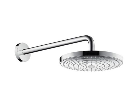 Hansgrohe dušas galva ar turētāju Raindance Select S 240 2jet , d=240 mm, no sienas, hroms