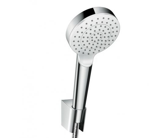 Hansgrohe dušas galvas komplekts Crometta 1jet Porter, 1250 mm, balts/hroms