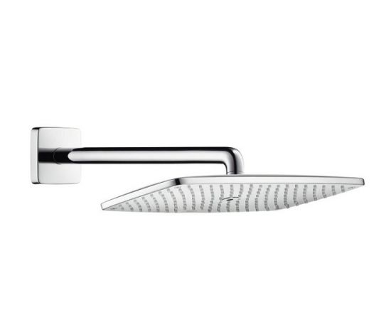 Hansgrohe dušas galva ar turētāju Raindance E 360 Air 1jet, 360x190 mm, no sienas, hroms