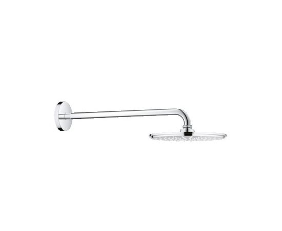 Grohe dušas galva ar turētāju Rainshower Cosmo 210 I, d=210, no sienas, hroms