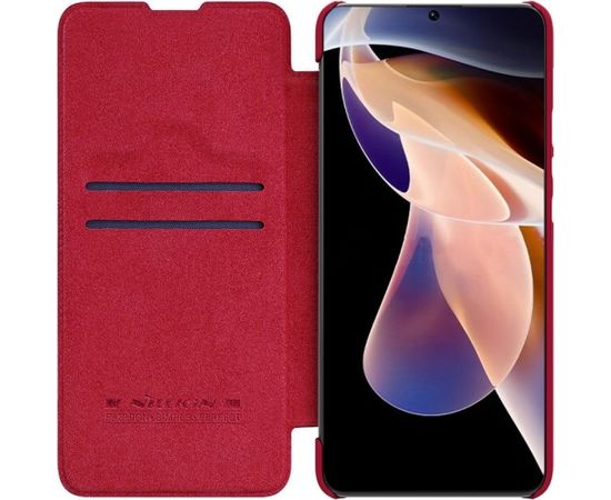 Nillkin Qin Book Case for Xiaomi Redmi Note 11 Pro +/Xiaomi 11i Red